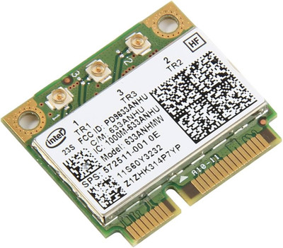 572511-001 - HP 633ANHMW 450Mbps 802.11a/b/g/n Bluetooth 4.0 Wireless Network Card