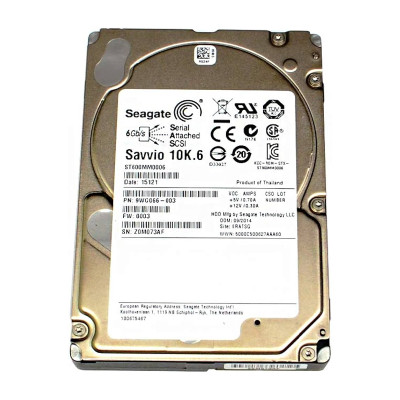 Seagate Savvio 10K.6 600GB SAS Hard Drive 10000RPM 6Gb/s 64MB Cache CE 2.5-Inch - Compatible with Servers