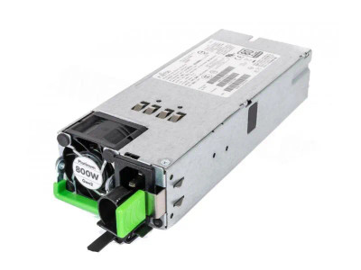Fujitsu 800W 80-Plus Platinum Power Supply for Primergy RX2530 server rack installation.
