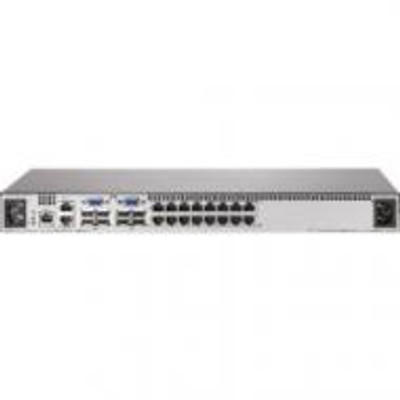 580643-001 - HP Server Console G2 Switch with Virtual Media and Cac 0x2x16 KVM Switch USB 16 X Kvm-Port (s) 2 Local