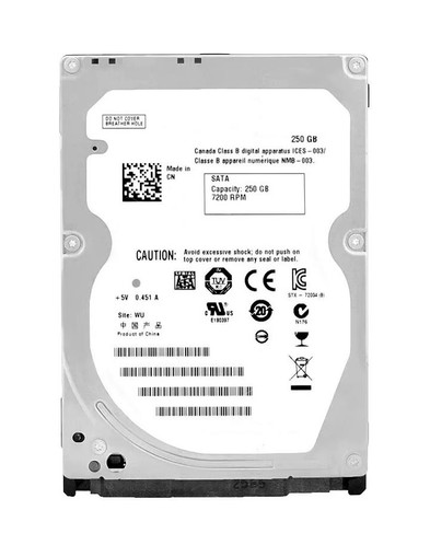 CG298 - Dell 250GB 7200RPM SATA 3.5" HDD