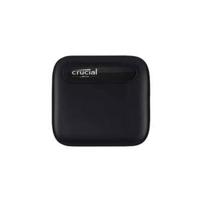 Crucial X6 Series 500GB USB 3.2 Gen2 portable SSD for data storage and transfer