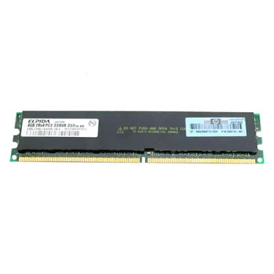 EBE41RE4AAHA-4A-E - Elpida 4GB DDR2-400MHz PC2-3200 ECC Registered CL3 240-Pin DIMM 1.8V Dual Rank Memory Module