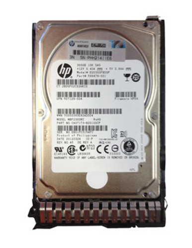 EG0300FBDSP-SC - HP 300GB 10000RPM SAS 6Gb/s SFF Hot-Pluggable Dual Port 2.5-inch Hard Drive with Tray for Gen1 to Gen7 ProLiant Server