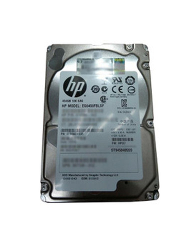 EG0450FBLSF-M6625 - HP 450GB 10000RPM SAS 6Gb/s Hot-Swappable 2.5-Inch Enterprise Hard Drive with Tray for P6000 Series M6625 EVA Enclosures