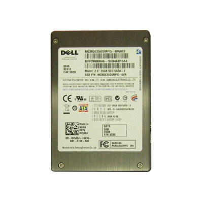 H540J - Dell 25GB SLC SATA 3Gb/s 2.5" SSD