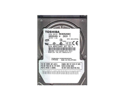 HDD2H05 - TOSHIBA 80GB 5400RPM SATA 8MB 2.5" HDD