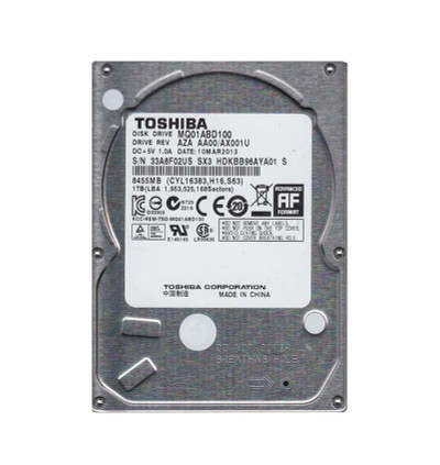 HDKBB96 - TOSHIBA 1TB 5400RPM SATA 8MB 2.5" HDD