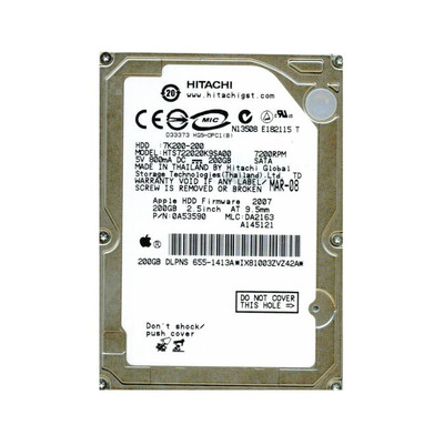 0A53590 - Hitachi 200GB 7200RPM SATA 2.5" HDD