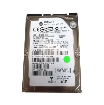 Hitachi 160GB 5400RPM SATA 2.5 Travelstar Hard Drive for ProLiant DL360p Gen8 Servers