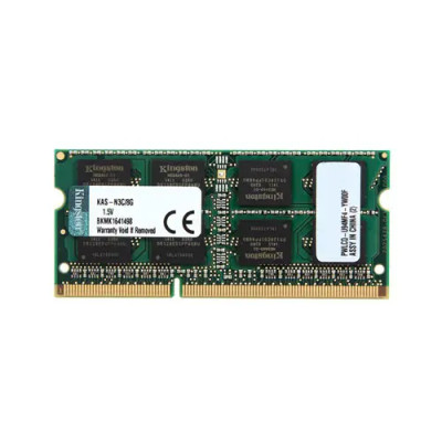KAS-N3C/8G - Kingston Technology 8GB DDR3-1600MHz PC3-12800 CL11 204-Pin SoDIMM