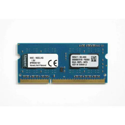 Kingston Technology 4GB DDR3-1600MHz SoDimm Memory Module for Laptops - KAS-N3CL/4G