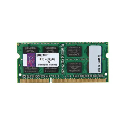 Kingston Technology 4GB DDR3-1600MHz SoDimm Memory Module for Laptops