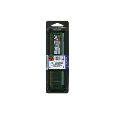KTD-WS670SR/2G - Kingston 2GB DDR2-400MHz PC2-3200 ECC Registered CL3 240-Pin DIMM 1.8V Single Rank Memory Module