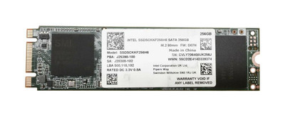 SSDSCKKF256H6 - Intel 256GB SATA 6Gb/s M.2 2280 SSD