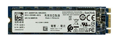 89PJN - Dell 128GB SATA 6Gb/s M.2 2280 Solid State Drive