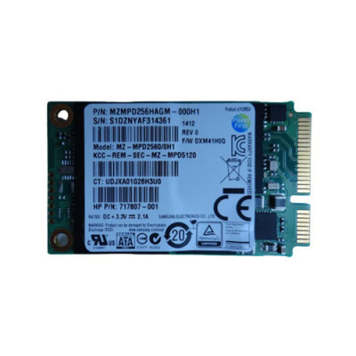 717807-001 - HP 256GB mSATA M.2 Solid State Drive