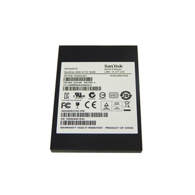 724416-001 - HP 16GB MLC mSATA Solid State Drive