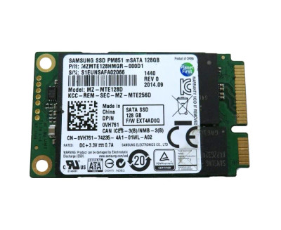 VH761 - Dell 128GB SATA 6Gb/s mSATA 1.8" SSD