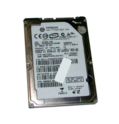 0A57293 - Hitachi 160GB SATA 5400RPM 2.5" HDD
