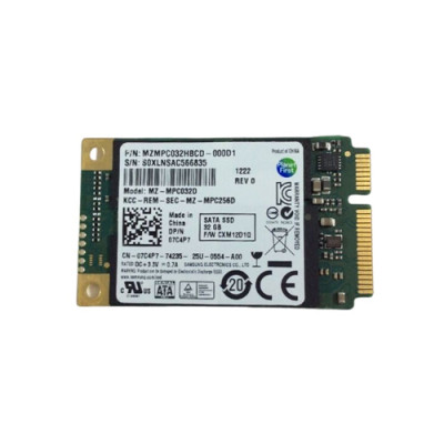 Samsung PM830 Series 32GB MLC SATA 6Gb/s mSATA SSD for ProLiant DL360p Gen8 servers