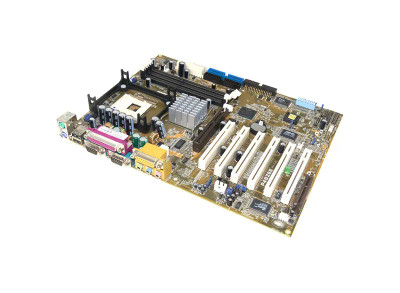 ASUS P4B266 Intel 845 DDR Chipset ATX Motherboard Socket 478 - Compatible with ATA-100, 3-Slot DDR, for Intel Processors