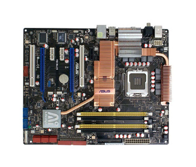 ASUS P5E Deluxe LGA775 Intel X48 ATX Motherboard for Core 2 Quad/Duo/Pentium CPUs - DDR2 Compatible