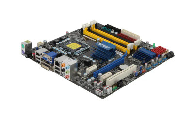 P5Q-EMDO - Asus P5Q-EM DO Socket LGA775, Intel Q45 Chipset, Micro-ATX, Supports Core 2 Quad/Extreme, DDR2 4x DIMM