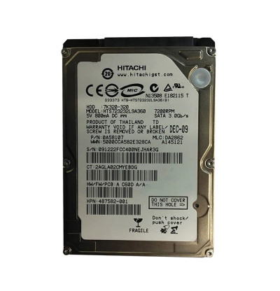 0A58107 - Hitachi 320GB 7200RPM SATA 3Gb/s 2.5" HDD