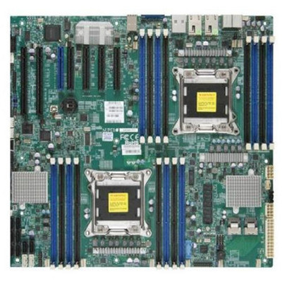 MBD-X9DAX-7F-O - Supermicro X9DAX-7F Socket LGA2011 Intel C602 Chipset Enhanced Extended ATX System Board Motherboard Supports 2x Xeon E5-2600 E5-2600 V2 Series DDR3 16x DIMM