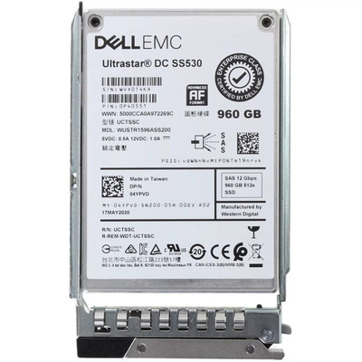 4YPVD - Dell 960GB SAS 12Gb/s 2.5" Read Intensive SSD