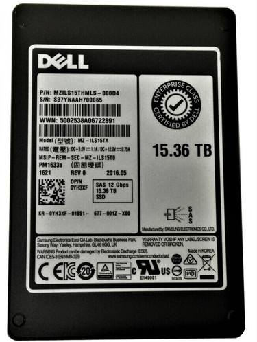 Dell MZ-ILS15TA 15.36TB SAS SSD for ProLiant DL360p Gen8 servers