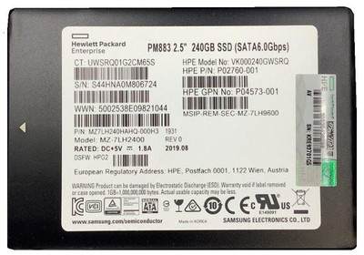 MZ7LH240HAHQ-000H3 - Samsung 240GB SATA 6Gb/s 2.5" SSD
