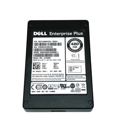 MZ-ILS480A - Samsung 480GB SAS 12Gb/s 2.5" SSD