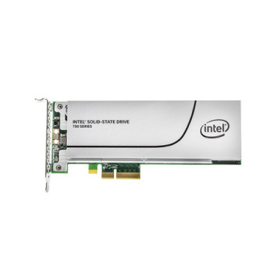 Intel 750 400GB NVMe SSD PCIe 3.0 x4 Add in Card - Compatible with HHHL, Multi-Level Cell, SSDPEDMW400G4X1