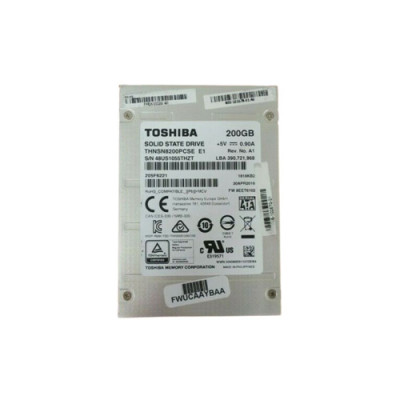THNSN8200PCSE - TOSHIBA 200GB SATA 6Gb/s 2.5" Enterprise SSD