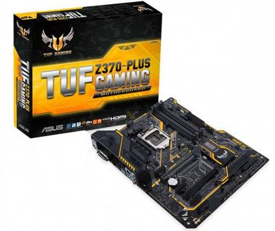 ASUS TUF Z370 PLUS GAMING Intel Z370 LGA-1151 Motherboard for Gaming Desktops