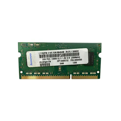 0A65722 - IBM 2GB DDR3-1600MHz PC3-12800 204-Pin SoDIMM Memory