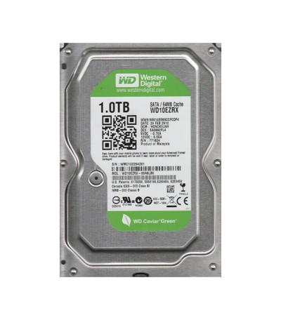 WD10EZRX-00A8LB0 - Western Digital 1TB 5400RPM SATA 6Gb/s 64MB 3.5" HDD