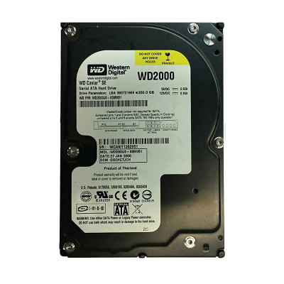 WD2000JS-00MVB1 - Western Digital 200GB 7200RPM SATA 3.5" 8MB HDD