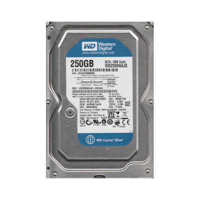 Western Digital Caviar Blue 250GB 7200RPM SATA Hard Drive for Desktop Computers