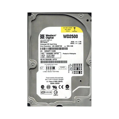 WD2500BB-00FTA0 - Western Digital 250GB 7200RPM EIDE 2MB 3.5" HDD