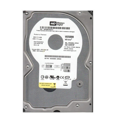 WD2500BB-00RDA0 - Western Digital 250GB 7200RPM EIDE 2MB 3.5" HDD