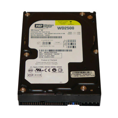 WD2500JB-19GVA0 - Western Digital 250GB 7200RPM EIDE 8MB 3.5" HDD