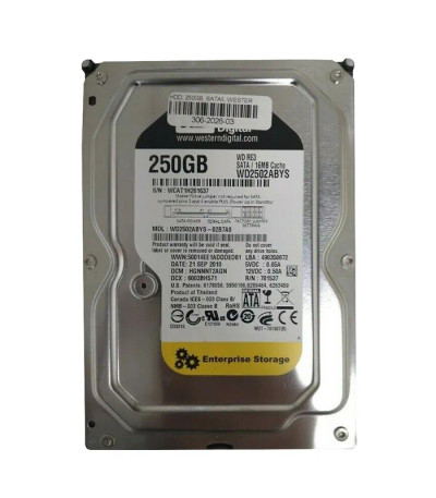 Western Digital RE3 250GB 7200RPM SATA 3Gb/s 16MB Cache Hard Drive for ProLiant DL360p Gen8 servers