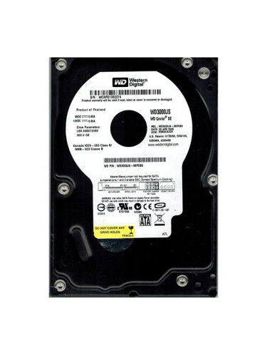 WD3000JS-98PDB0 - Western Digital 300GB 7200RPM SATA 3Gb/s 3.5" HDD