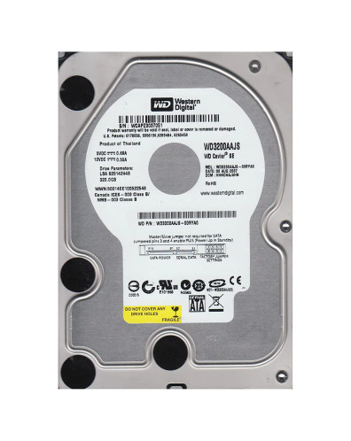 WD3200AAJS-00RYA0 - Western Digital 320GB 7200RPM SATA 3Gb/s 3.5" HDD