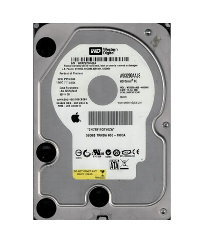 Western Digital Caviar Blue 320GB 7200RPM SATA 3Gb/s 8MB Cache HDD - Compatible with 3.5-Inch Drive Bays