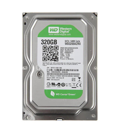 WD3200AZRX - WESTERN DIGITAL 320GB 5400RPM SATA 3.5" HDD