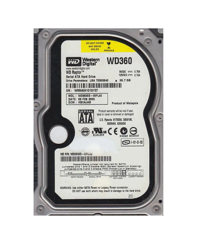 WD360GD-00FLA2 - Western Digital 36GB 10000RPM SATA 8MB 3.5" HDD